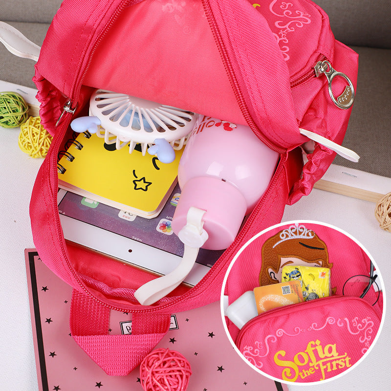 Cute children's backpack princess cute primary school bag kindergarten light backpack