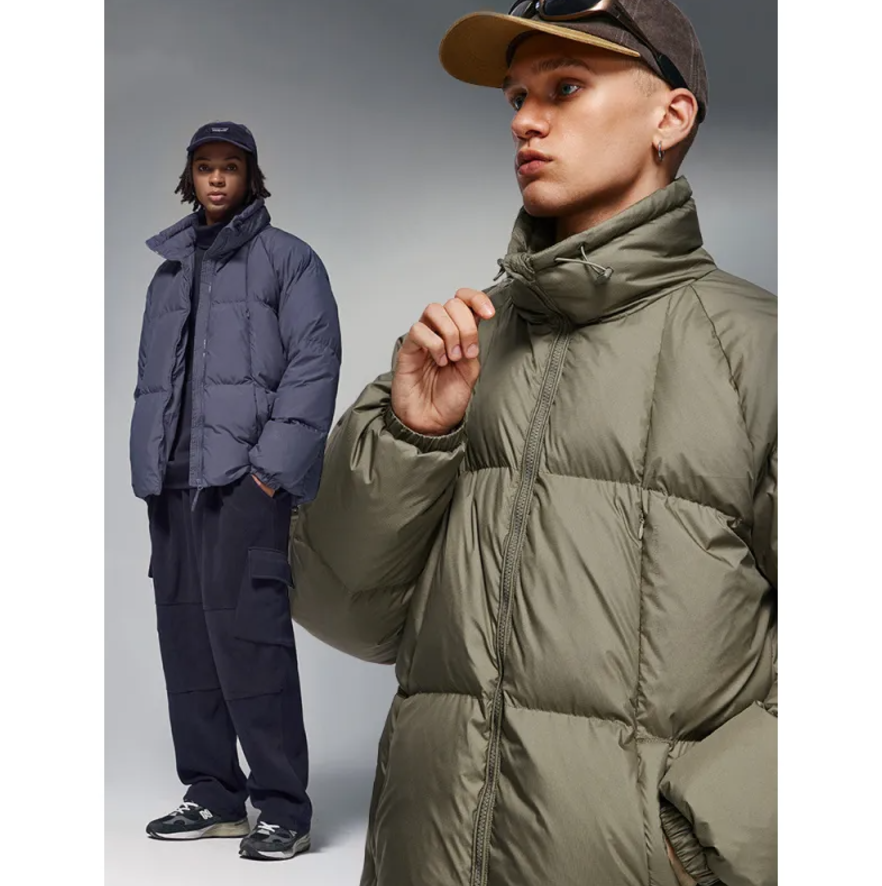 Stand-collar puffer jacket