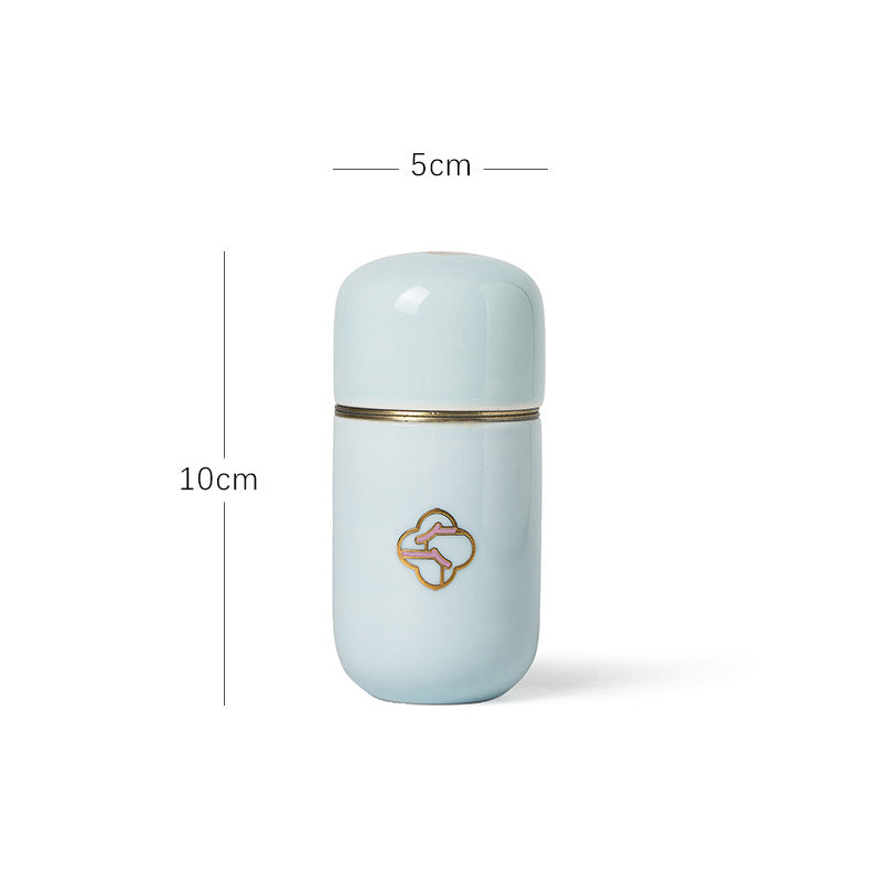 Ceramic tea jar