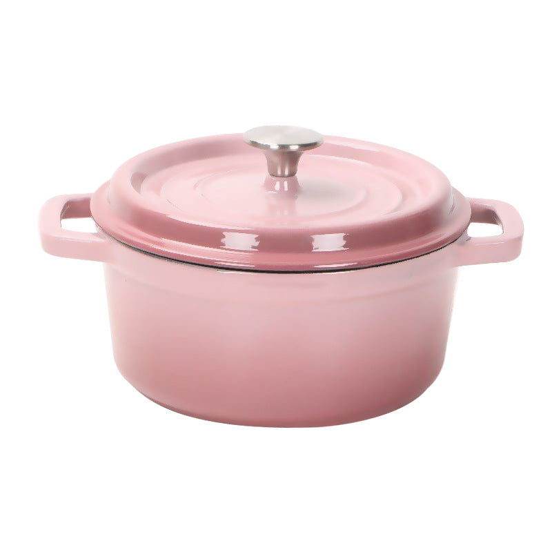 Enamel cast-iron casserole