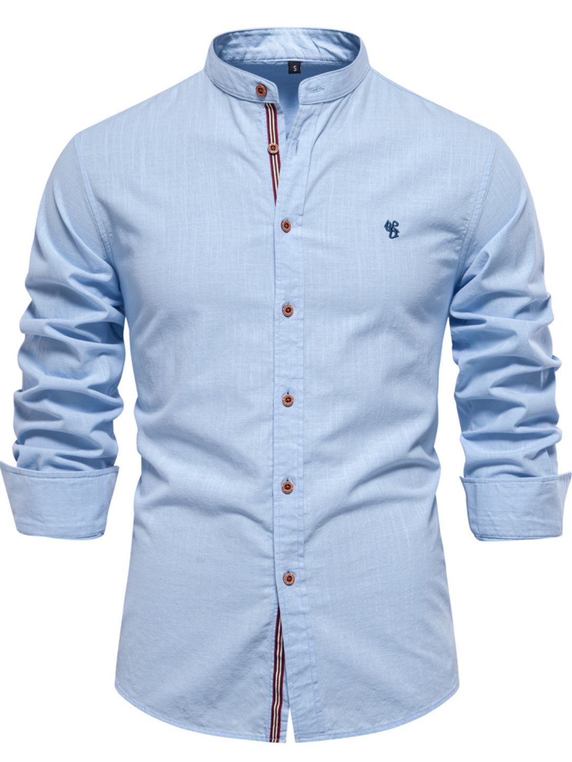 Button down embroidered shirt