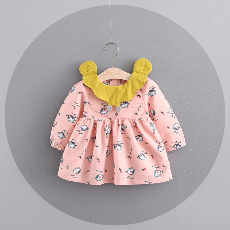 Girls' spring cotton dress