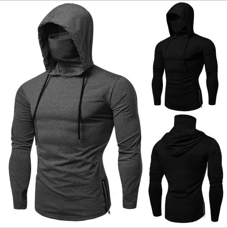 Fitness men's peripheral hoodie hooded long sleeved T-shirt Call of Duty men's hoodie