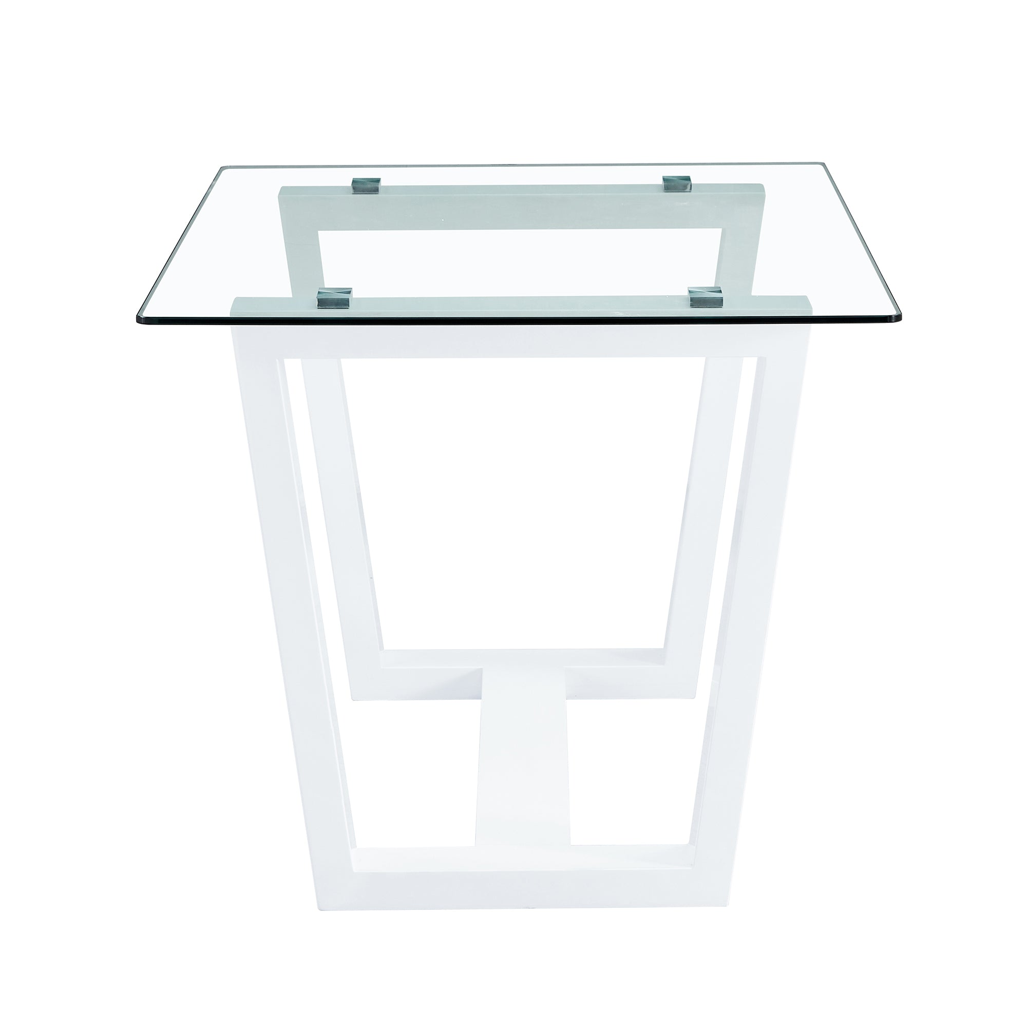 Glass Dining Table Large Modern Minimalist Rectangular