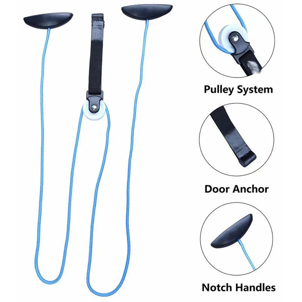 Health Care Portable Daily Injury Prevention Shoulder Pulley Over The Door Elastic High Strength Rope Exerciser Home Lightweight