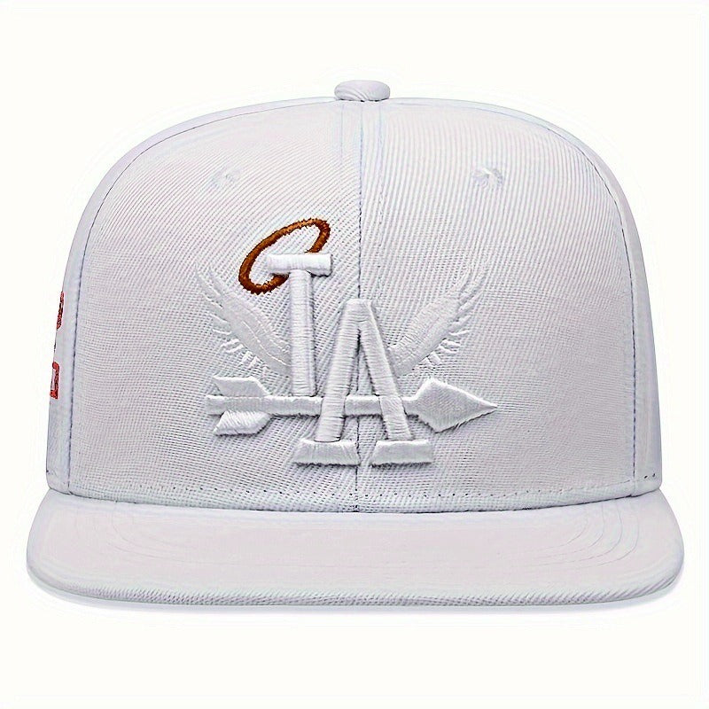 Hip hop hat flat top baseball hat men's flat hat coconut tree flat edge hat