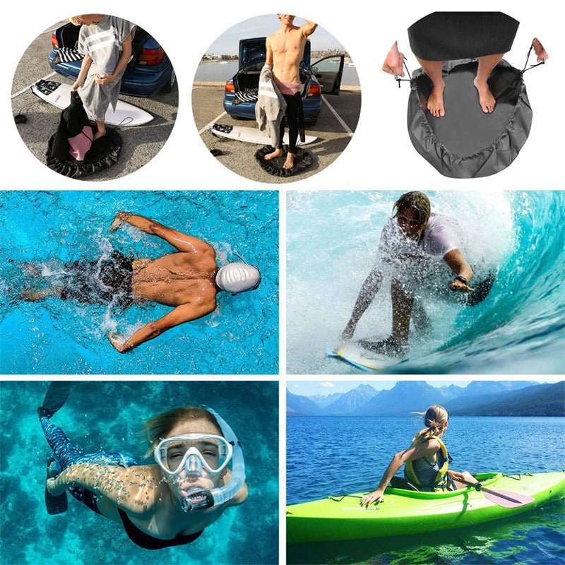 Beach swimming suit storage bag diving suit storage bag diving suit replacement pad black storage bag