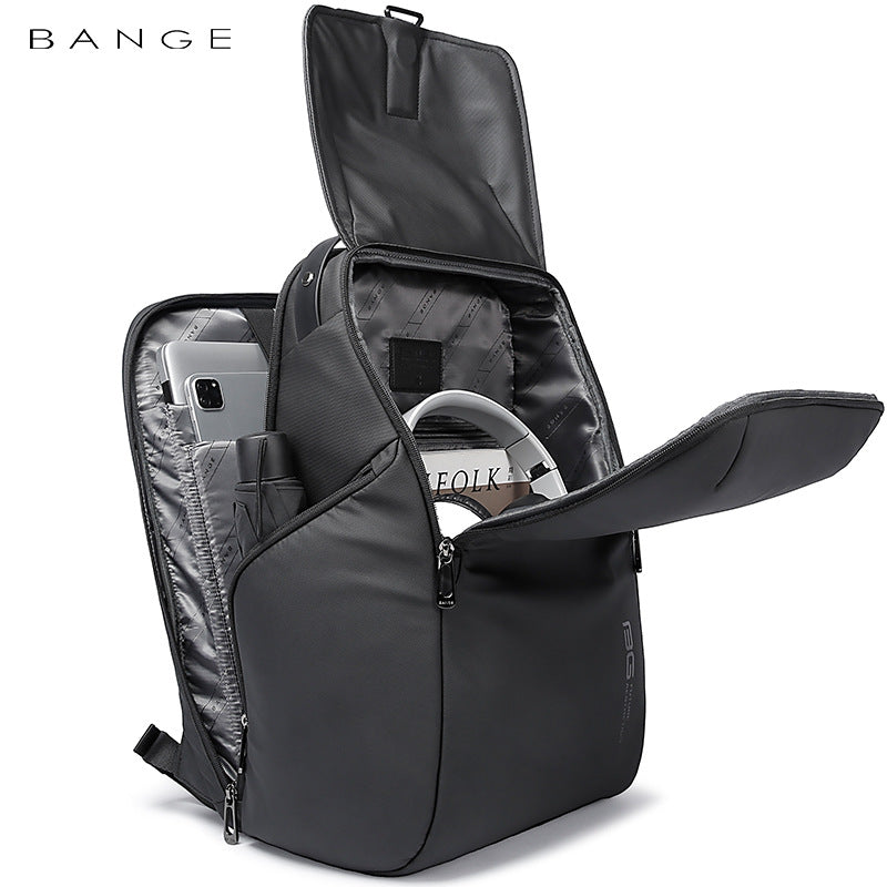 BANGE New Backpack Men's Backpack Schoolbag College Student Business Backpack Men's Computer Backpack