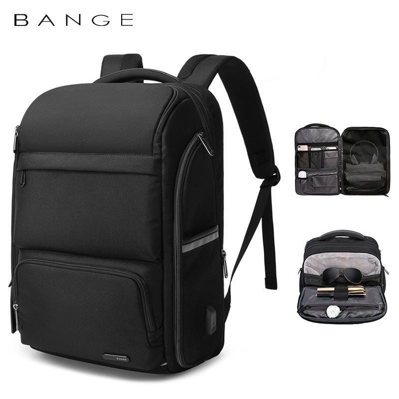 New Men's Backpack Business Backpack Multi-Functional Travel Computer Bag Large Capacity Expandable Men's Bag