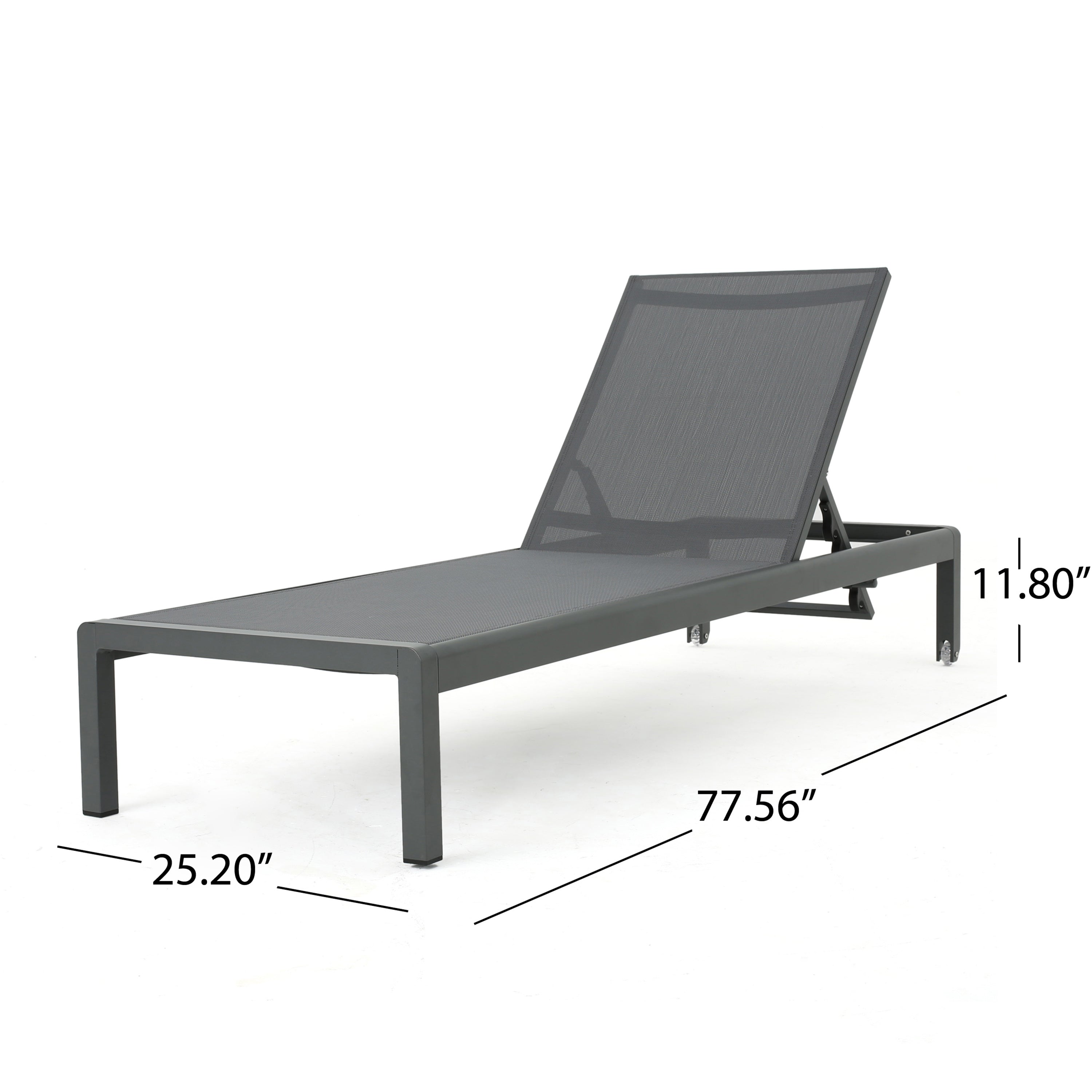 CAPE CORAL KD CHAISE LOUNGE GRY(MP2)( SET OF 2 )