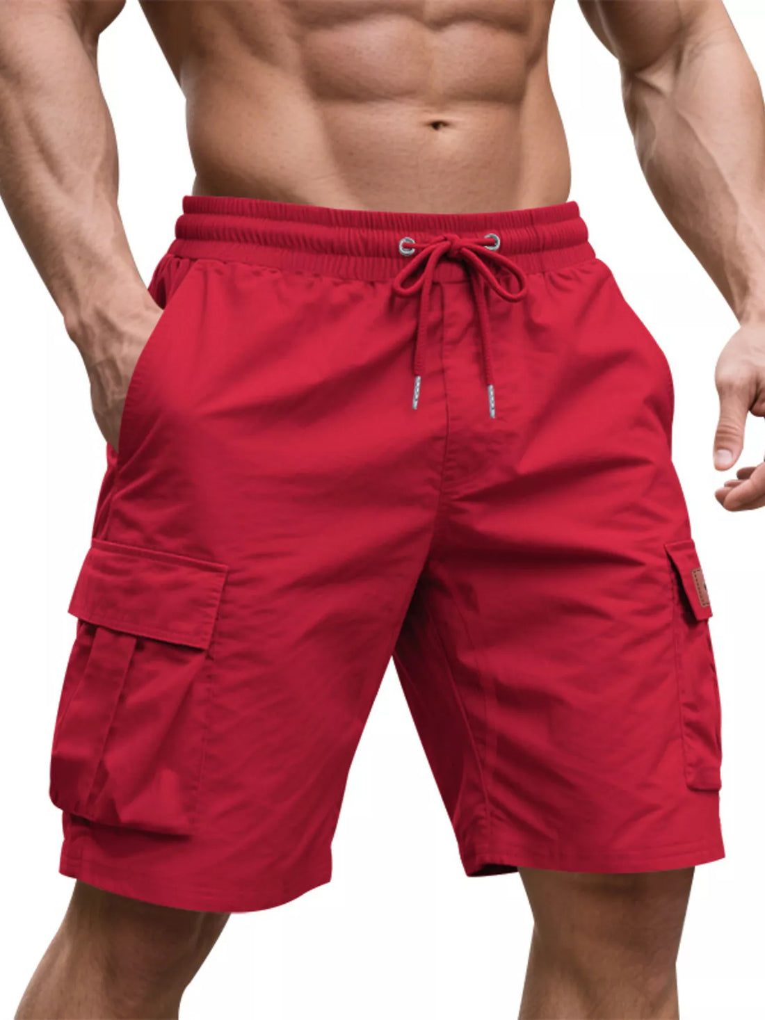 Cargo Shorts with Drawstring