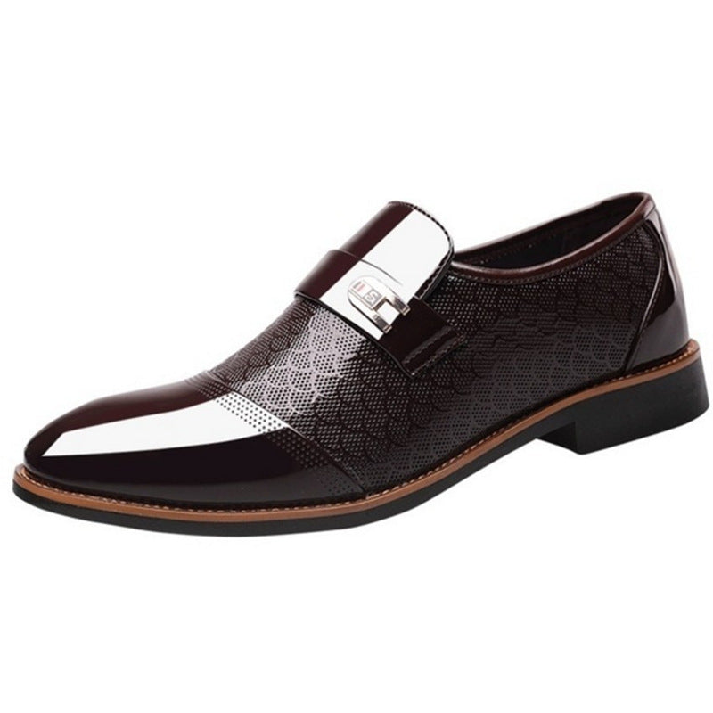 Leather penny loafers