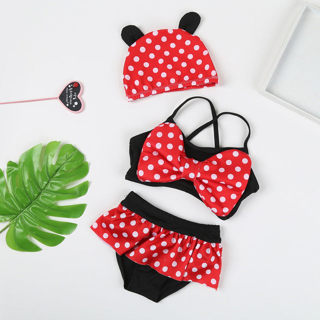 Toddler three-piece swim set