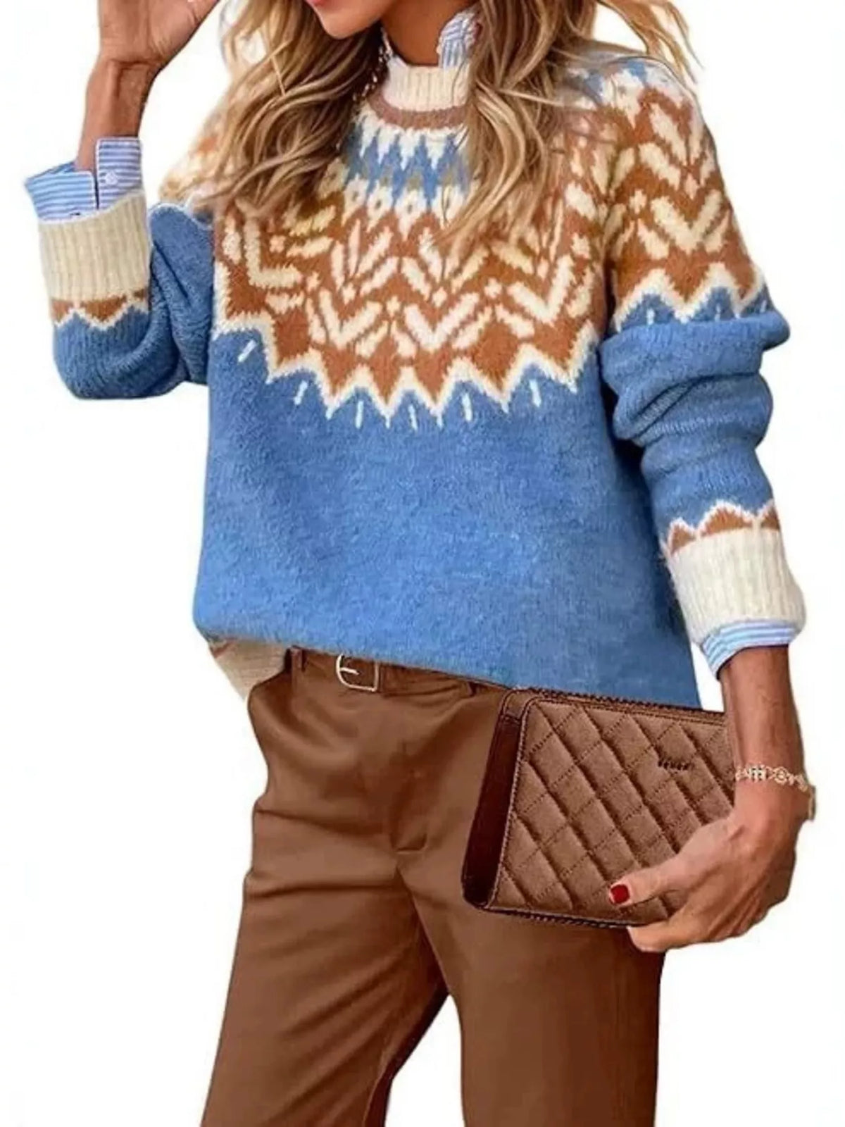 Fair Isle sweater – blue