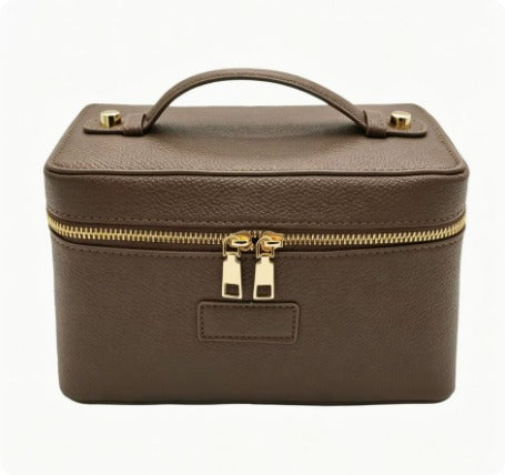 Top-handle vanity case bag
