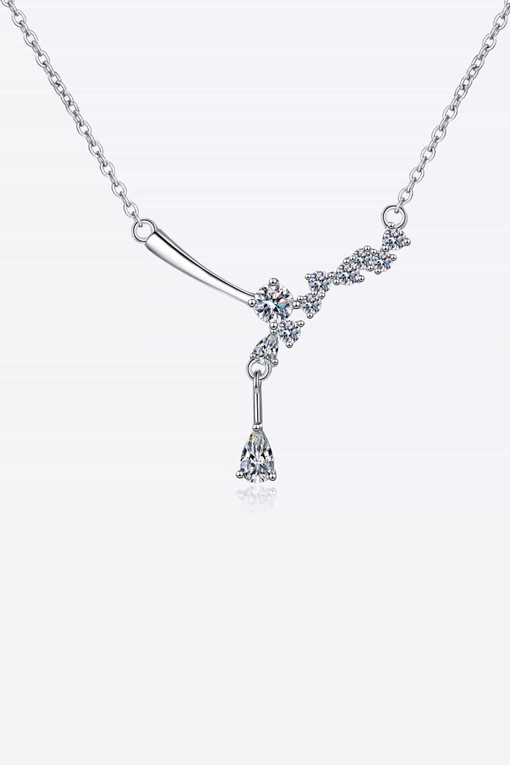 1 Carat Moissanite 925 Sterling Silver Necklace - Masidas Stores