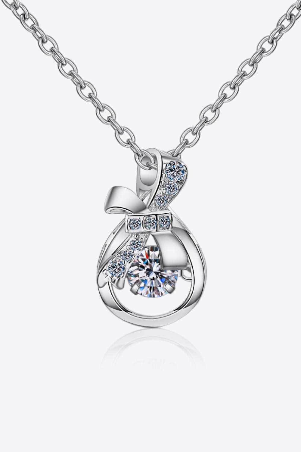 1 Carat Moissanite 925 Sterling Silver Necklace - Masidas Stores