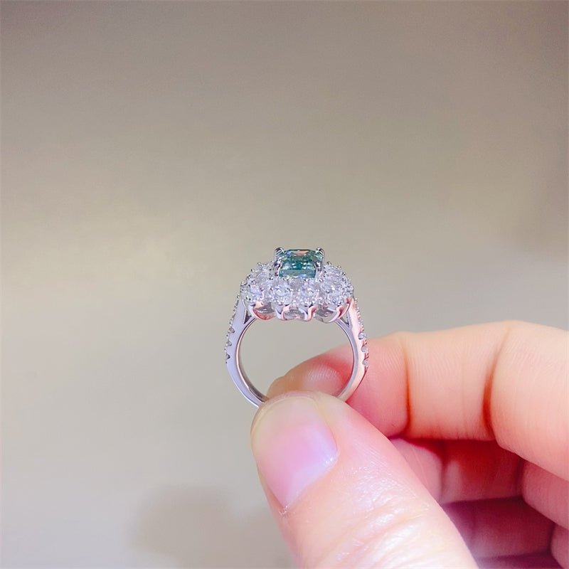 1 Carat Moissanite 925 Sterling Silver Ring - Masidas Stores