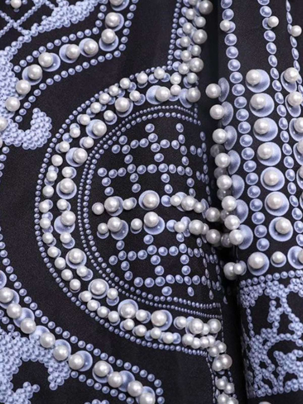 Pearl-button blazer