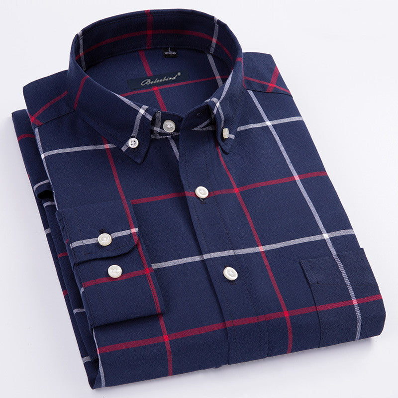 Chemise Oxford à manches longues pour homme