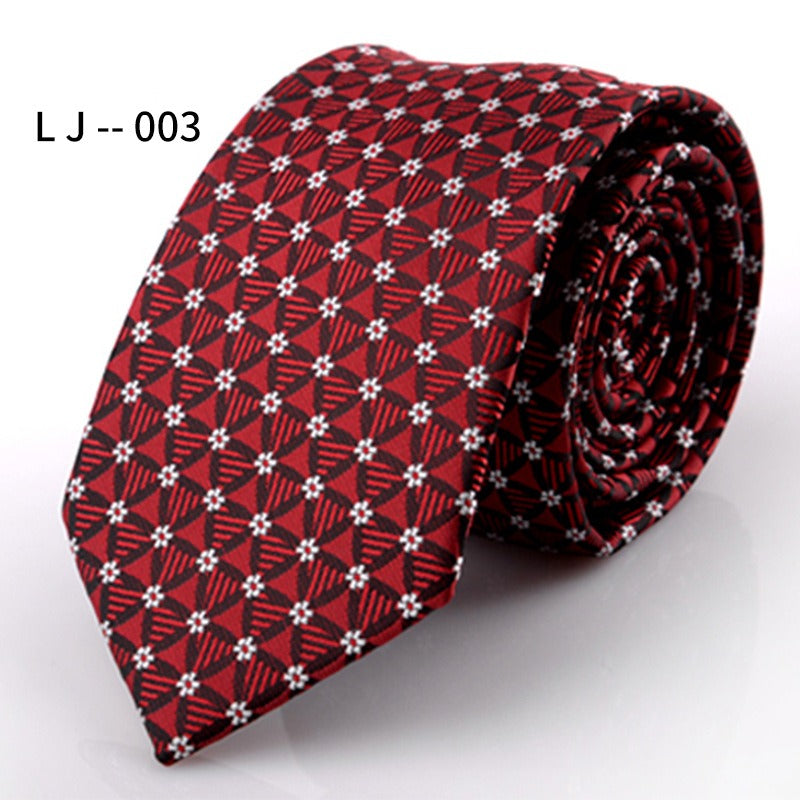 Men's Accessories Men's 6CM Tie Color blocked Adult Business Casual Tie