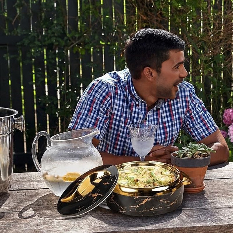 3-Piece Insulated Food Container Set (1.5L, 2L, 2.5L) - Ideal for Ramadan Celebrations, Weddings, Family Gatherings & More