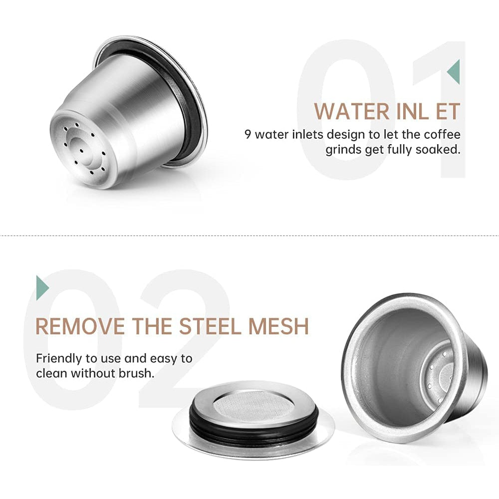 Reusable coffee capsules