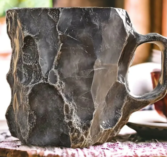Crystal resin coffee cup