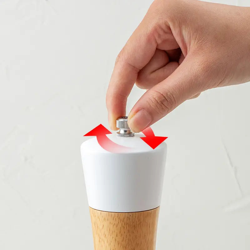 Wooden salt and pepper mills