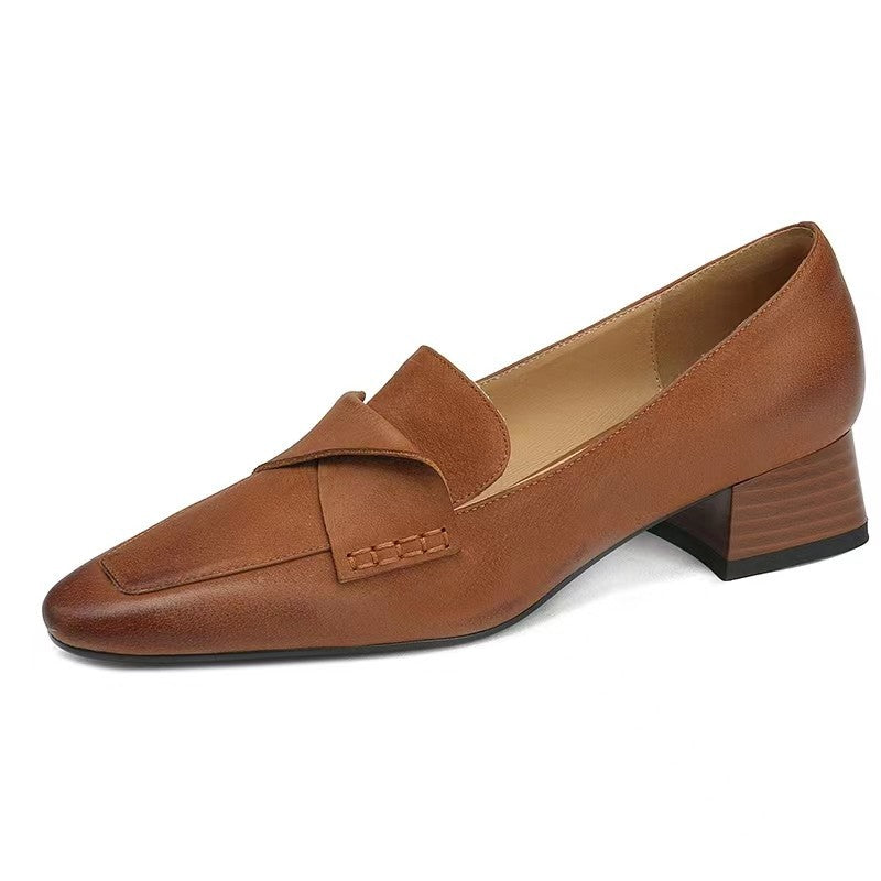Vintage leather loafers