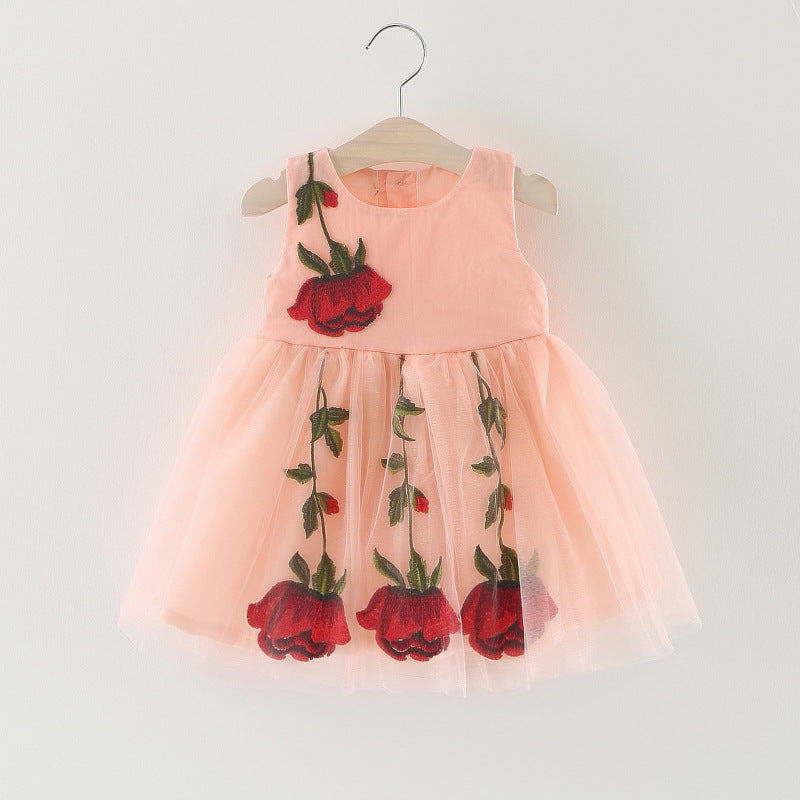 Girls' cotton sundress