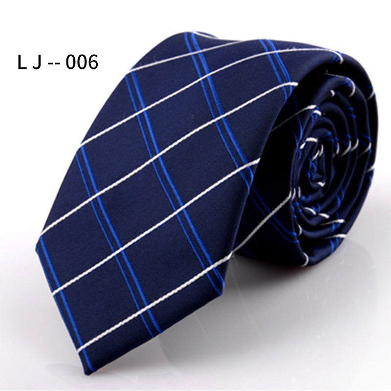 Men's Accessories Men's 6CM Tie Color blocked Adult Business Casual Tie