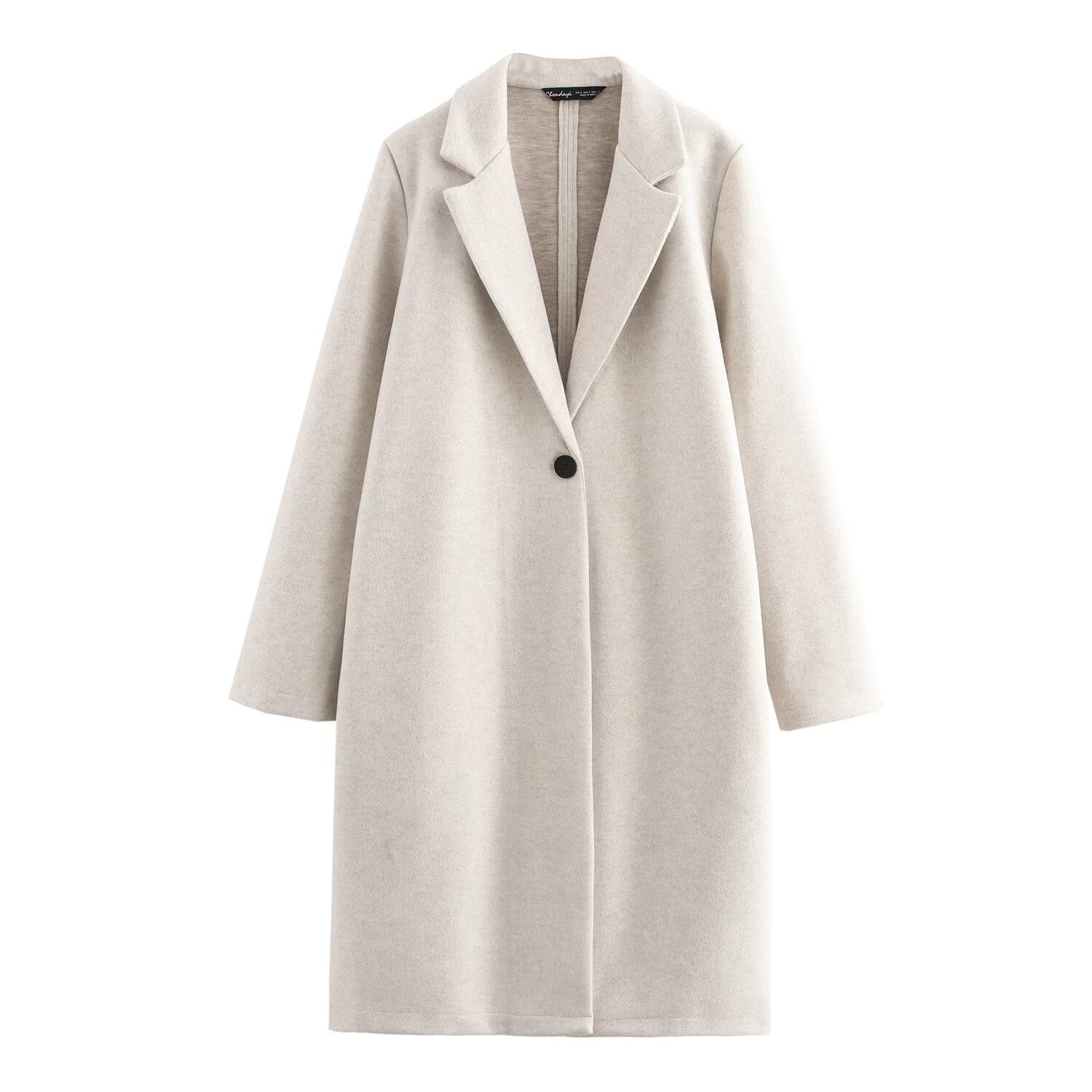 Button soft coat jacket