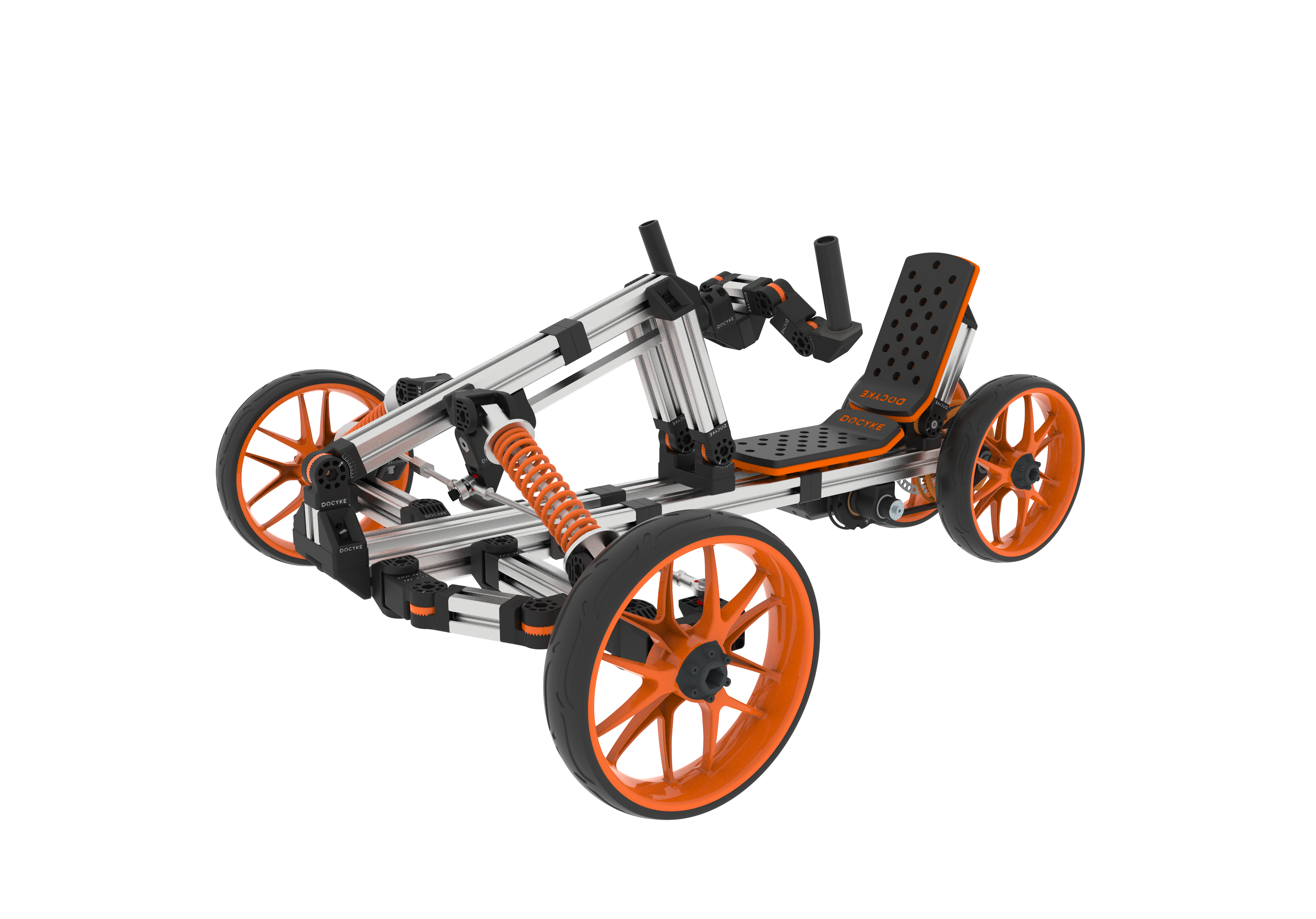 Modular design High-strength material electric innovation kart, more than 20 kinds of assembly methods