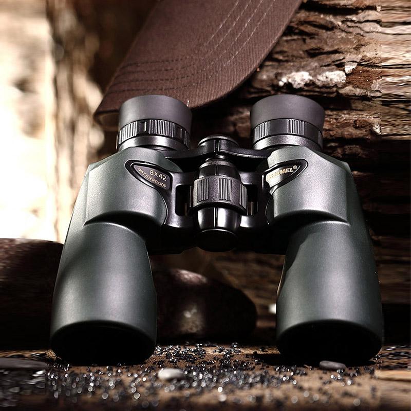 USCAMEL Binoculars 8x42 Professional Hunting Telescope Watching Birds Camping(Olive Green)