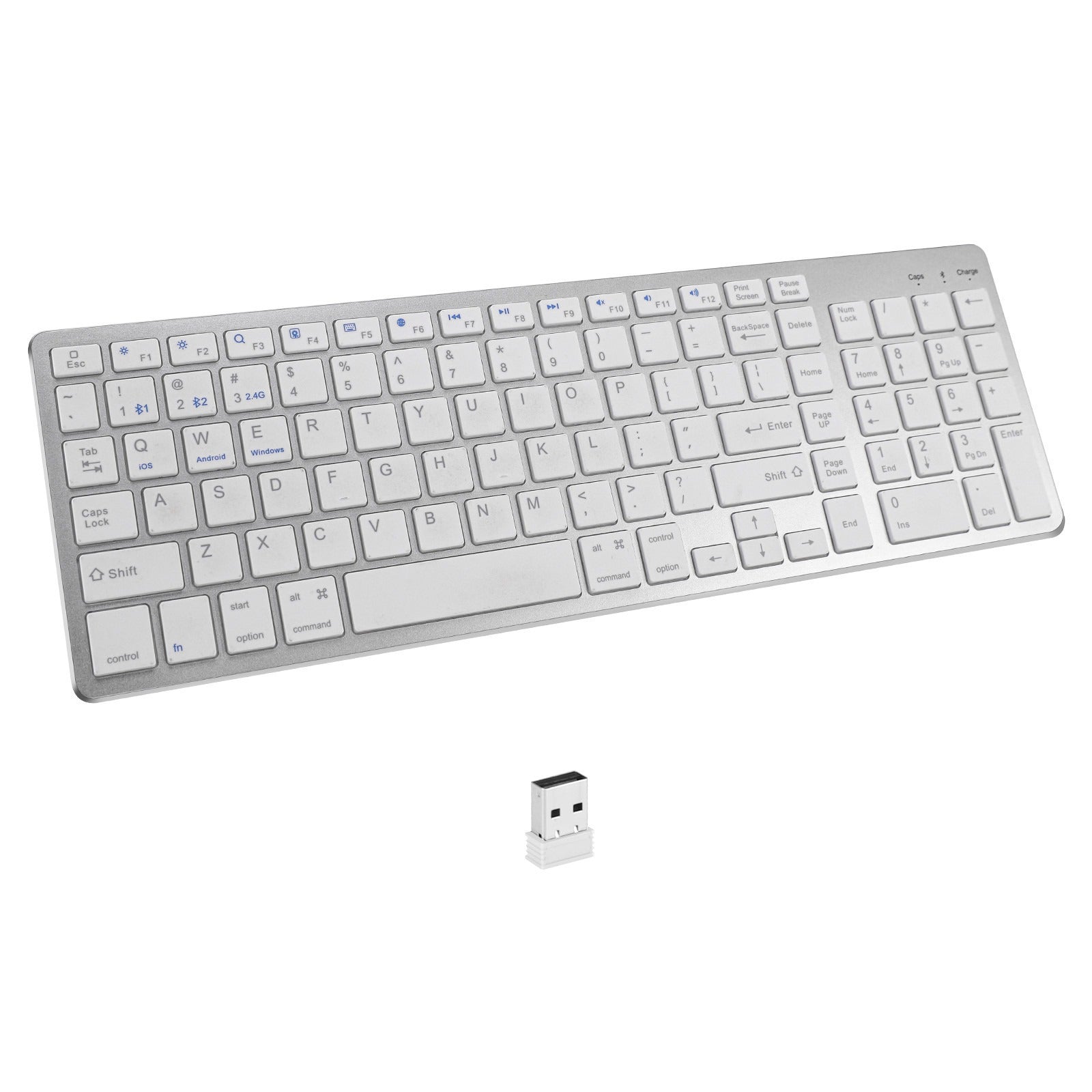 Charging Bluetooth the third mock examination wireless keyboard two zone digital mouse set for iPad game mute office