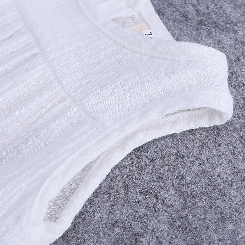 Baby muslin tank set