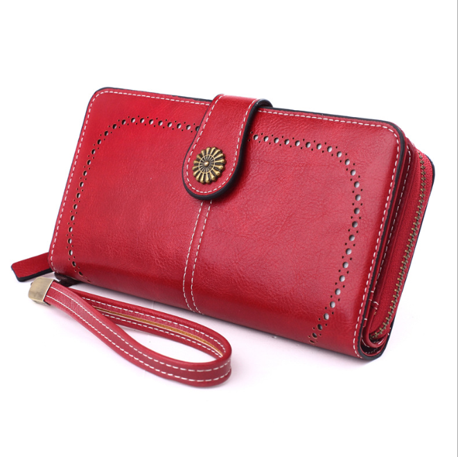 Snap-tab long wallet