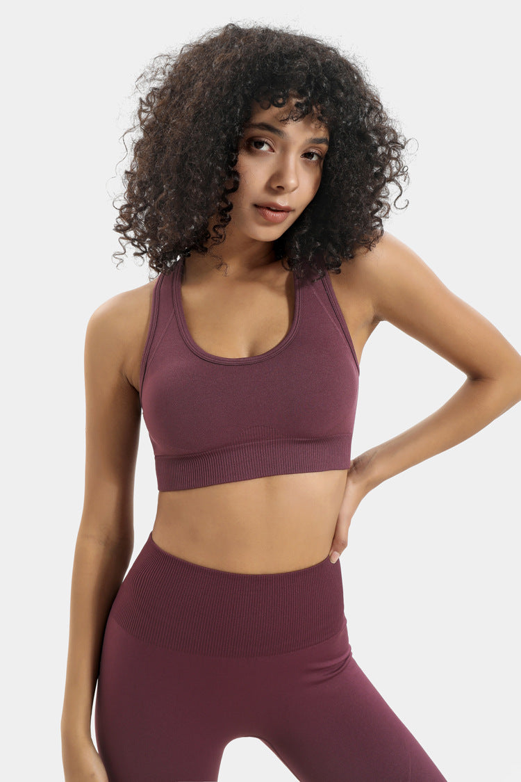Seamless knit workout set
