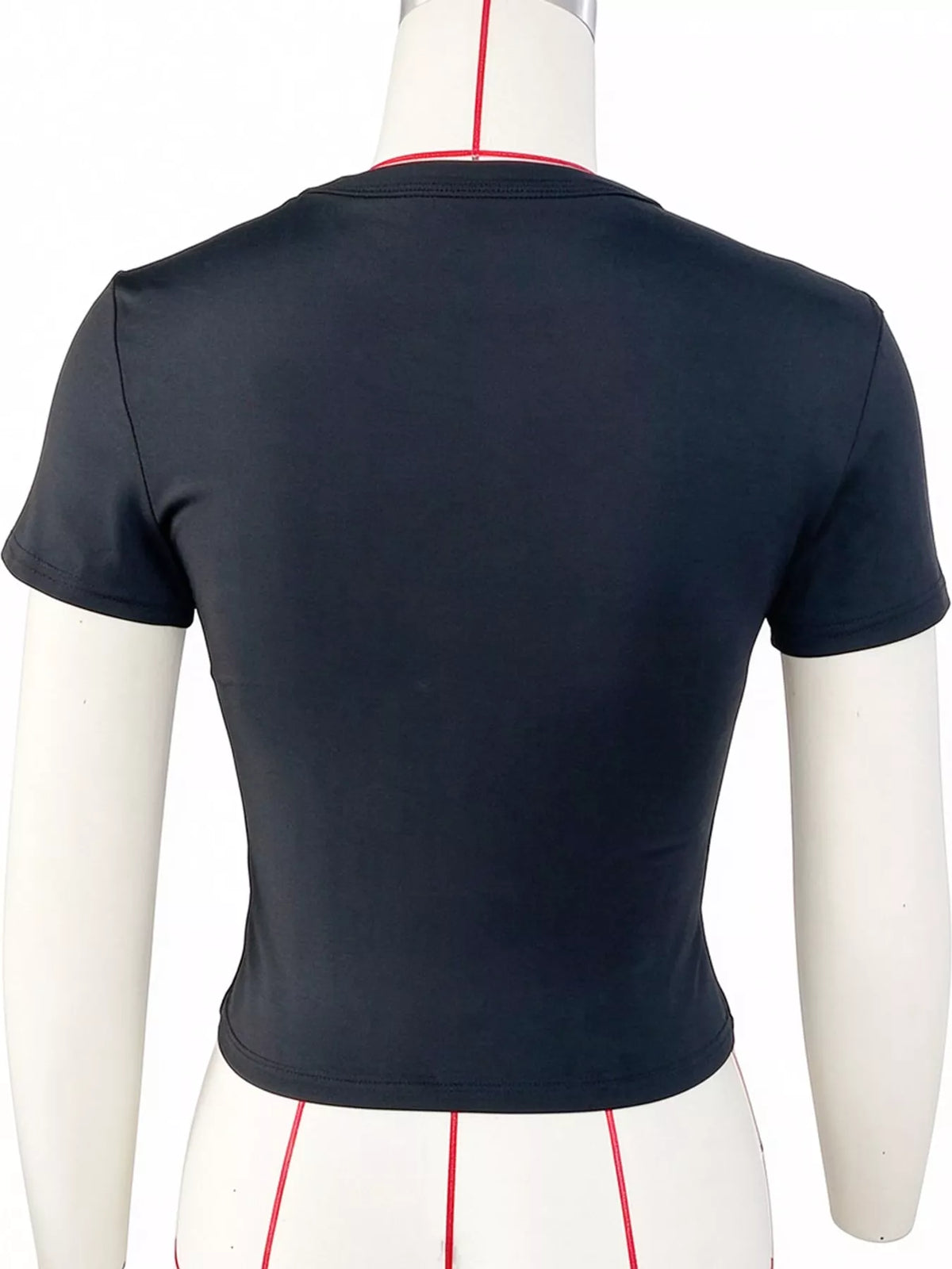 Fitted crew crop tee