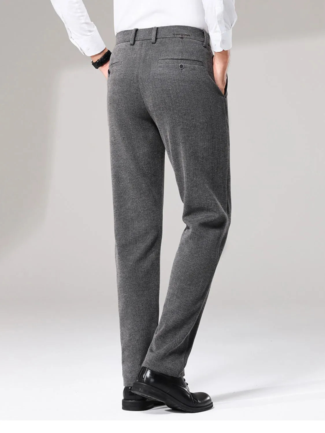 Basic style slim fit pants