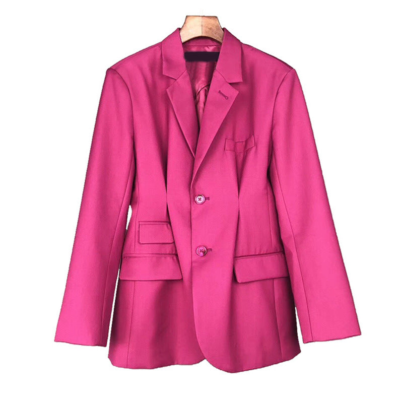 Pink tailored blazer