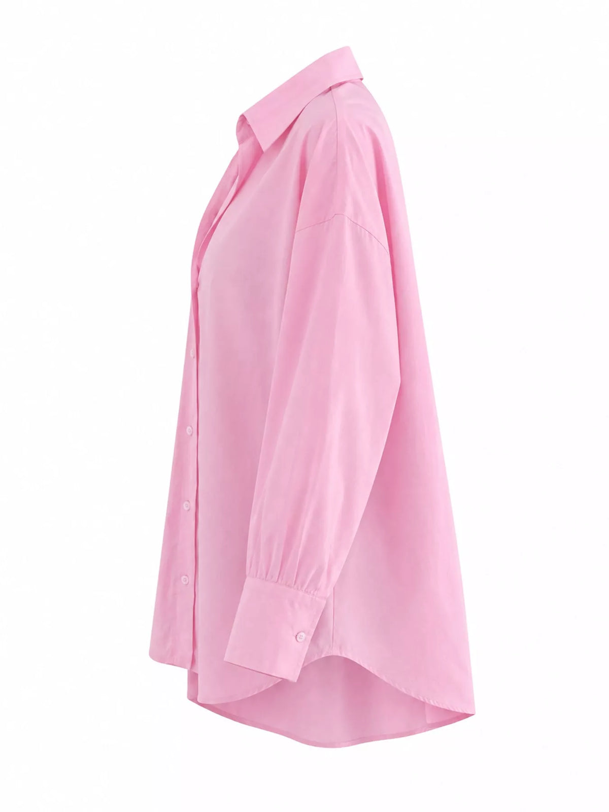 Oversized button-down shirt
