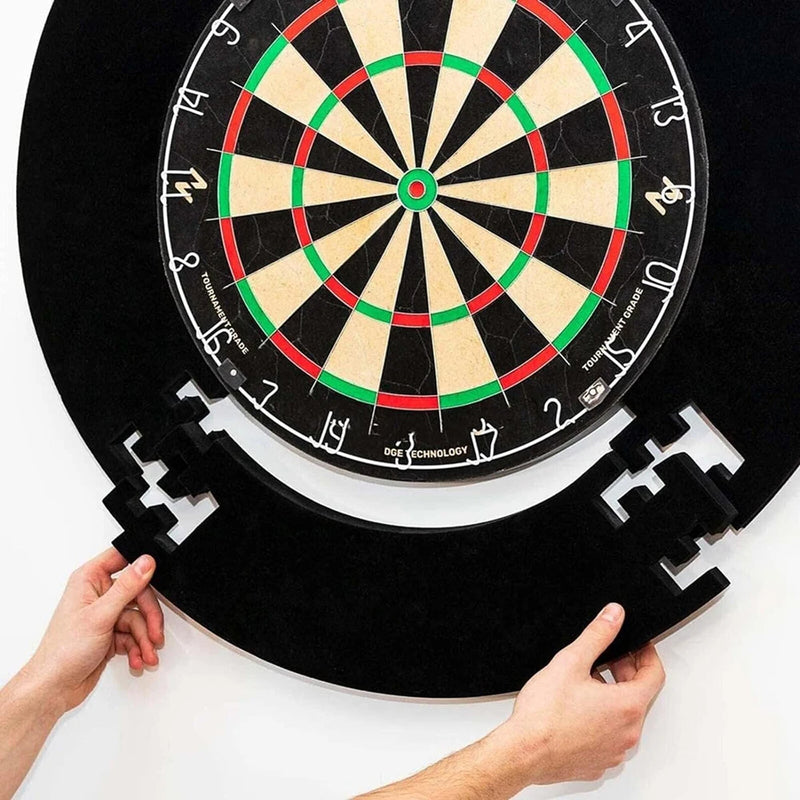 Black Dartboard Surround For Dartboard Universal Wall Protection Splicing Dartboard Surround Ring Dart Accessories