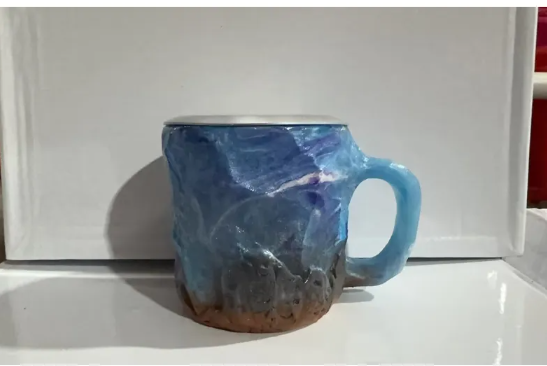 Crystal coffee mug