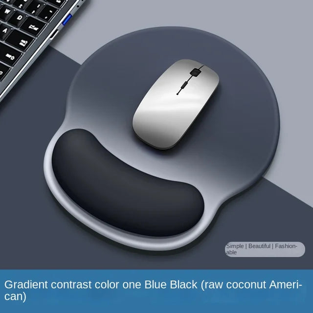 Gradient Mouse Pad Wrist Guard with Logo Female Wrist Guard Mouse Pad Wrist Support Computer Silicone Mouse Pad Wholesale