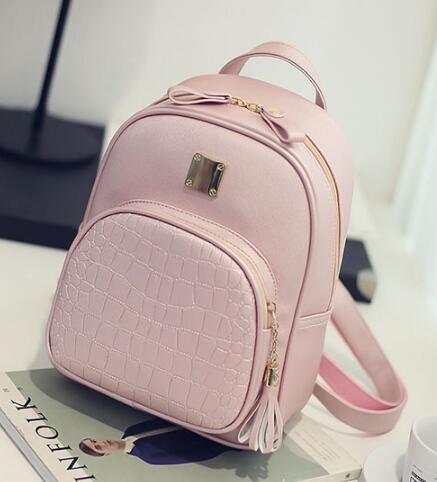 women backpack leather school bags female  backpack