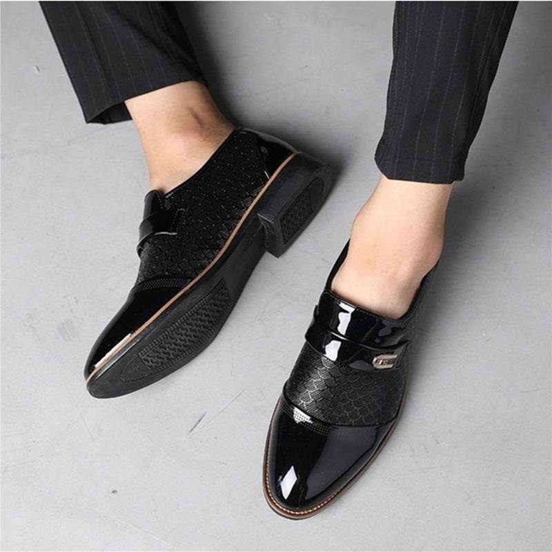 Leather penny loafers