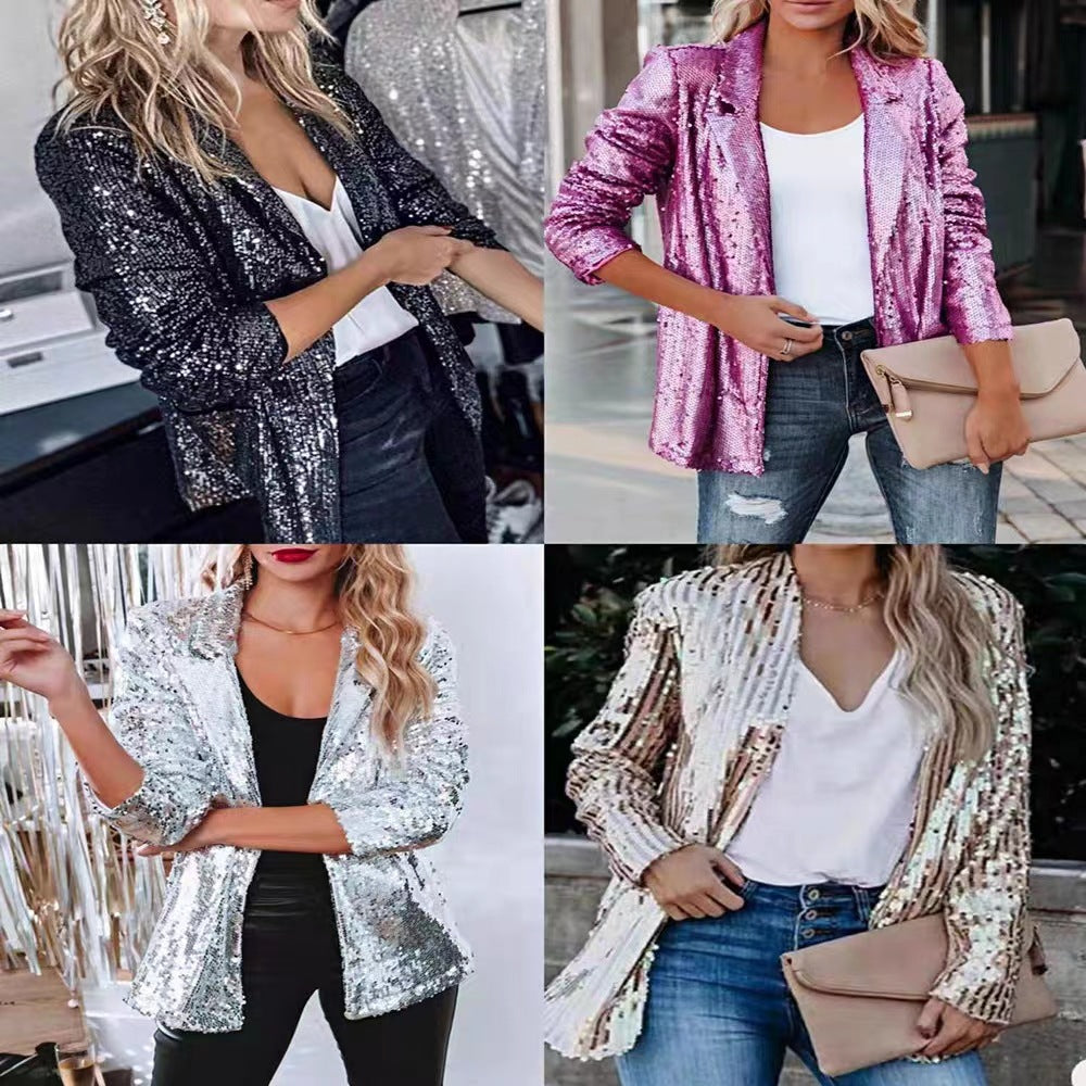 Sequin blazer