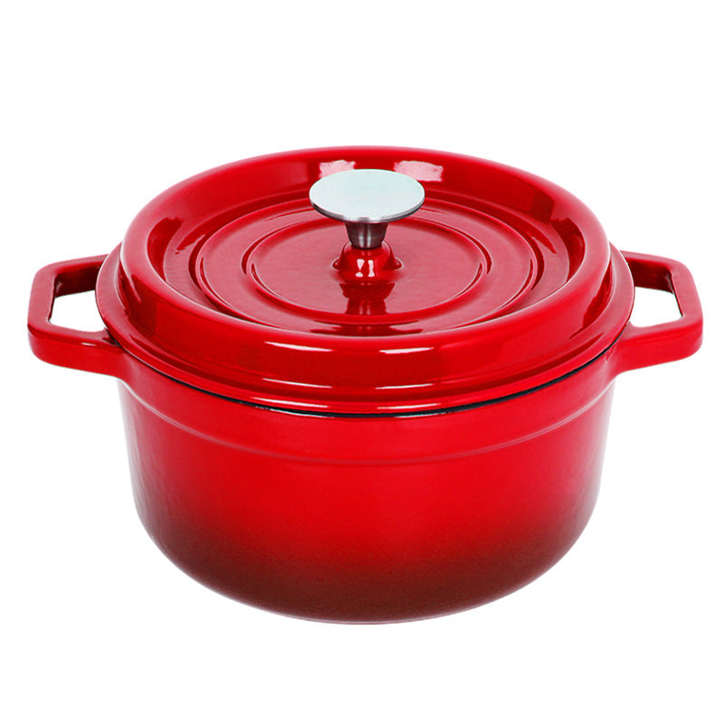 Enamel cast-iron casserole